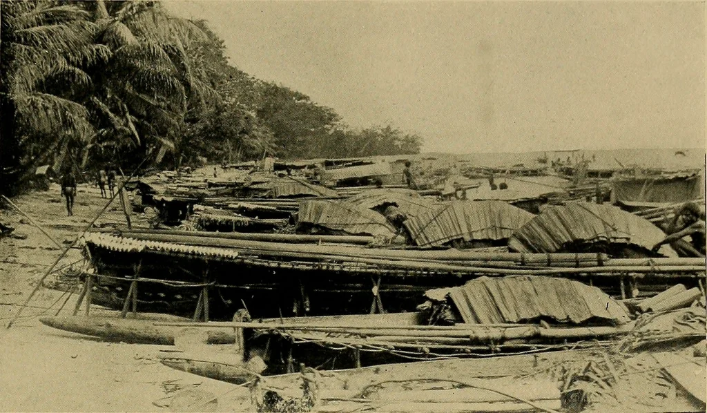 An illustration from Argonauts of the western Pacific; an account of native enterprise and adventure in the archipelagoes of Melanesian New Guinea, 1922, leaf 476