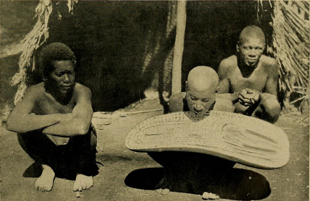 An illustration from Argonauts of the western Pacific; an account of native enterprise and adventure in the archipelagoes of Melanesian New Guinea, 1922, leaf 496