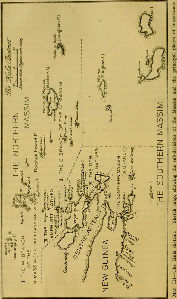 An illustration from Argonauts of the western Pacific; an account of native enterprise and adventure in the archipelagoes of Melanesian New Guinea, 1922, leaf 69