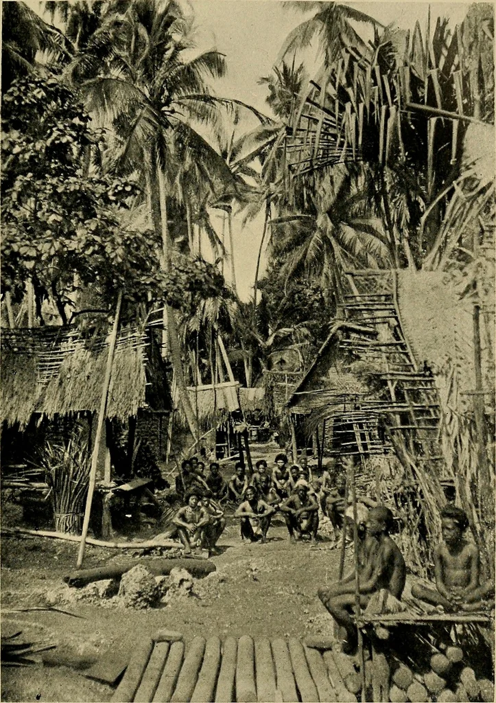 An illustration from Argonauts of the western Pacific; an account of native enterprise and adventure in the archipelagoes of Melanesian New Guinea, 1922, leaf 92