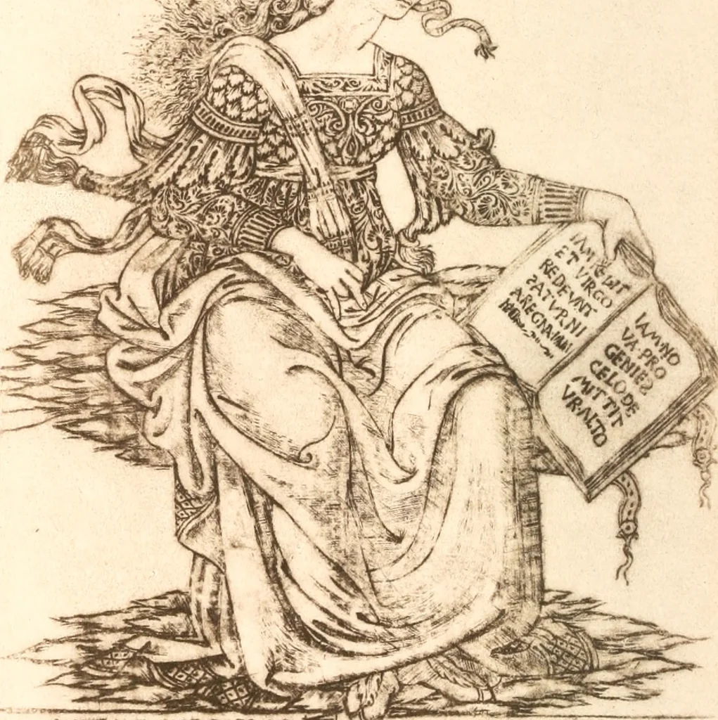 An illustration from Ariadne florentina. Six lectures on wood and metal engraving, 1904, leaf 277