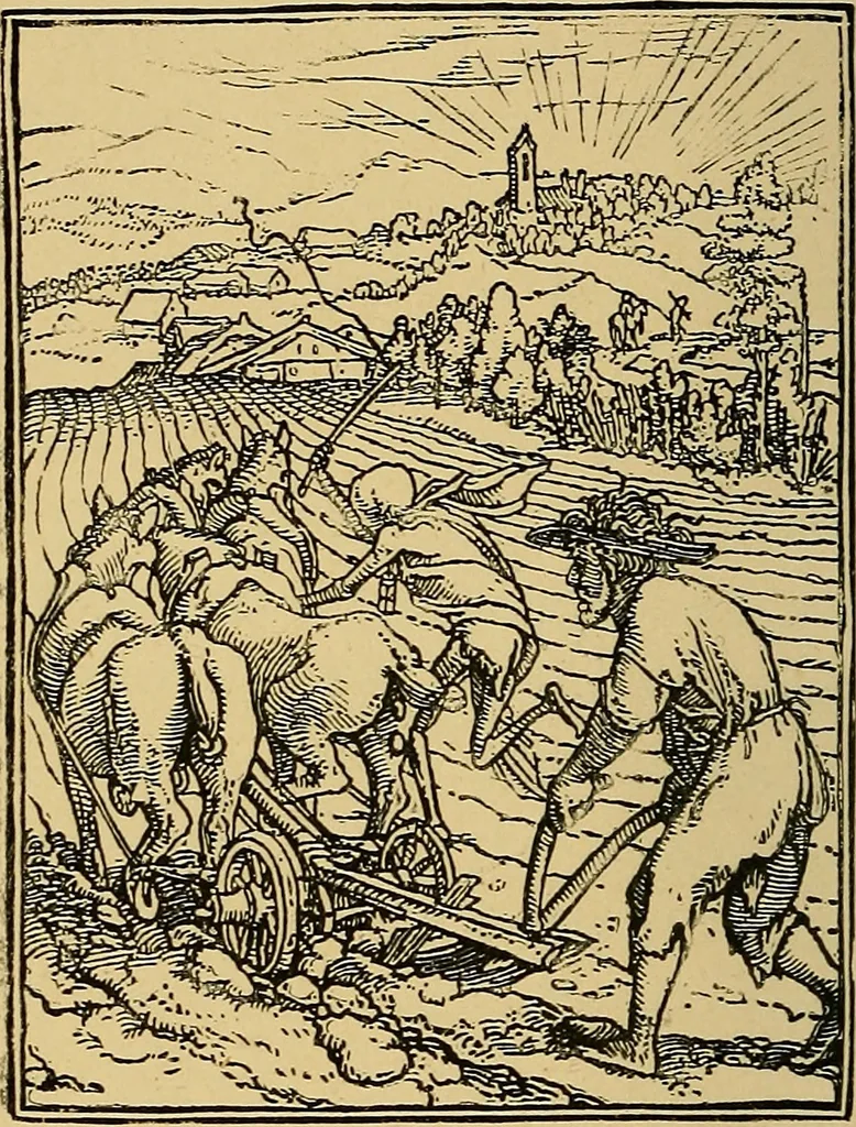 An illustration from Ariadne florentina; six lectures on wood and metal engraving, with appendix; given before the University of Oxford in Michaelmas term, 1872., 1892, leaf 107