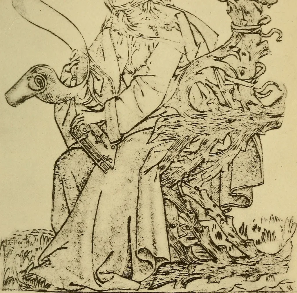 An illustration from Ariadne florentina; six lectures on wood and metal engraving, with appendix; given before the University of Oxford in Michaelmas term, 1872., 1892, leaf 300