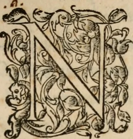 An illustration from Aristotelis De cælo libri IIII, 1560, leaf 4