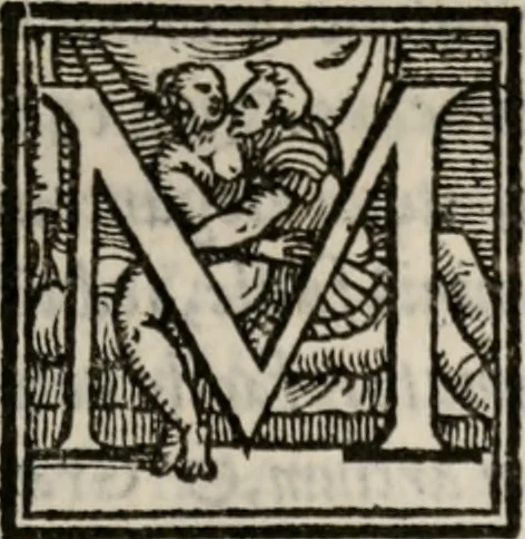 An illustration from Aristotelis De moribus ad nicomachum libri decem, 1558, leaf 12