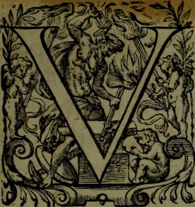 An illustration from Aristotelis Ethicorvm Nicomachiorum paraphrasis, 1607, leaf 12