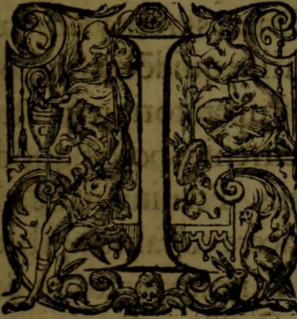 An illustration from Aristotelis Ethicorvm Nicomachiorum paraphrasis, 1607, leaf 448