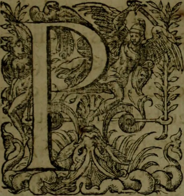 An illustration from Aristotelis Ethicorvm Nicomachiorum paraphrasis, 1607, leaf 744