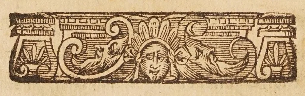 An illustration from Aristotelis loca mathematica ex vniuersis ipsius operibus collecta, & explicata : Aristotelicae videlicet expositionis complementum hactenus desideratum : accessere De natura mathematicarum scientarium tractatio : atq; Clarorum mathematicorum chronologia, 1615, leaf 8
