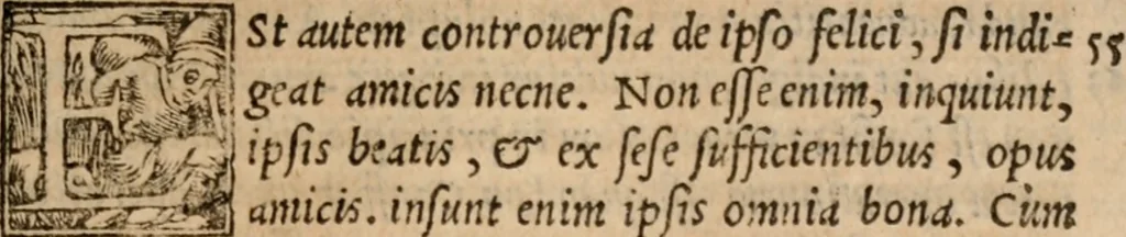 An illustration from Aristotelis Stagiritæ ... Ethicorum ad Nicomachum libri decem, 1560, leaf 816