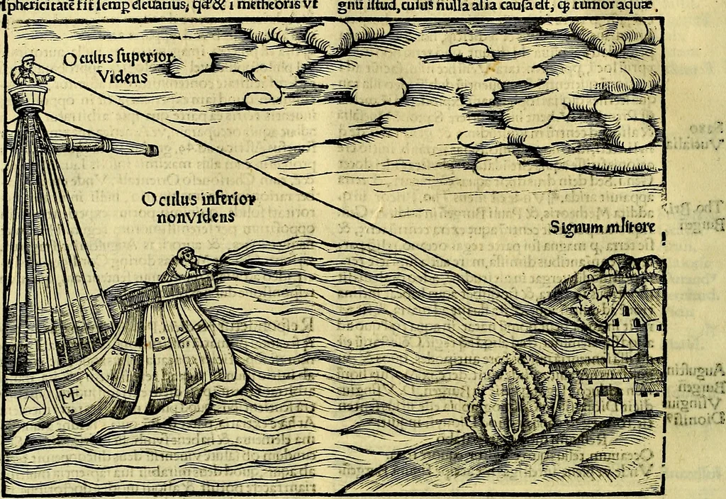An illustration from Aristotelis Stagyritae Libri de Coelo IIII, 1519, leaf 117