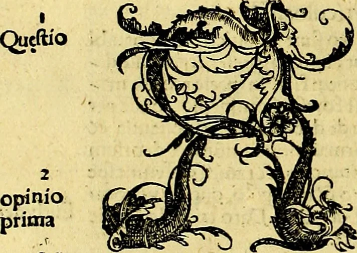 An illustration from Aristotelis Stagyritae Libri de Coelo IIII, 1519, leaf 195