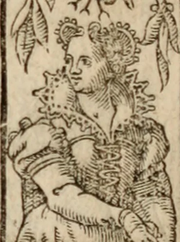 An illustration from Aristotelous technēs rētorikēs, biblia tria = Aristotelis de rhetorica seu arte dicendi libri tres, græcolat. : contextu græco, ad exemplaria selectiora emendato : latino, paraphrasi, vbi opus, intertexto : vtroque, etiam in particulas distincto : margini interiori, adscriptis locis authoris, exipso citatis, vel en parallēlo similibus : exteriori, adposita analytica methodo, cuius tabulæ synopticæ, in sua loca distributæ, 1619, leaf 4