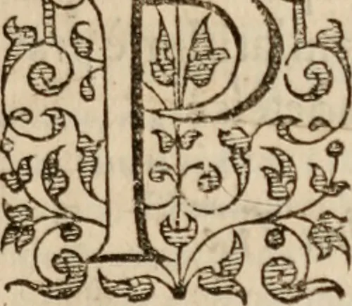 An illustration from Aristotelous technēs rētorikēs, biblia tria = Aristotelis de rhetorica seu arte dicendi libri tres, græcolat. : contextu græco, ad exemplaria selectiora emendato : latino, paraphrasi, vbi opus, intertexto : vtroque, etiam in particulas distincto : margini interiori, adscriptis locis authoris, exipso citatis, vel en parallēlo similibus : exteriori, adposita analytica methodo, cuius tabulæ synopticæ, in sua loca distributæ, 1619, leaf 6