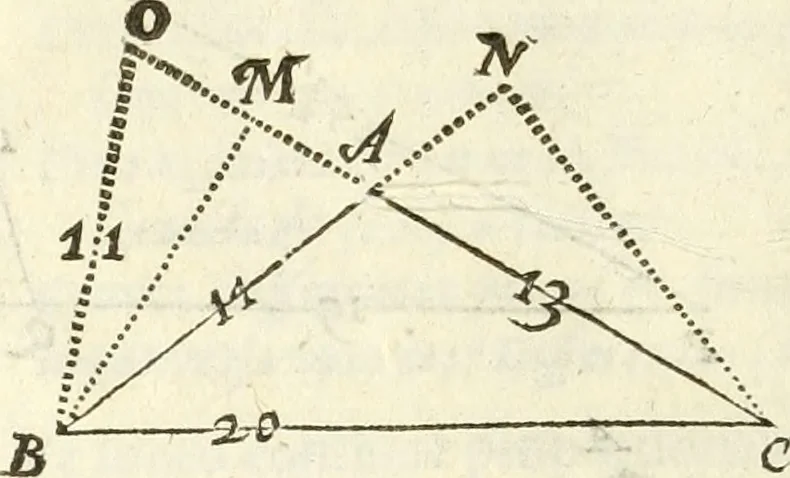 An illustration from Arithmetica Logarithimica, 1624, leaf 61