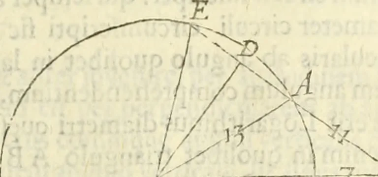 An illustration from Arithmetica Logarithimica, 1624, leaf 62