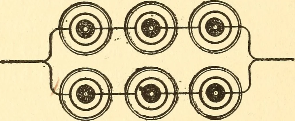An illustration from Arithmetic of electricity;, 1903, leaf 67