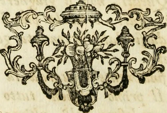 An illustration from Aritmetica pratica, 1765, leaf 7