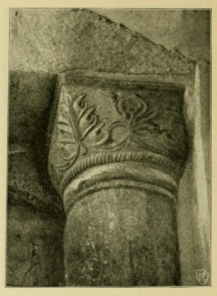 An illustration from Arkheologicheskoe puteshestvie po Sirii i Palestinie N.P. Kondakova, 1904, leaf 266