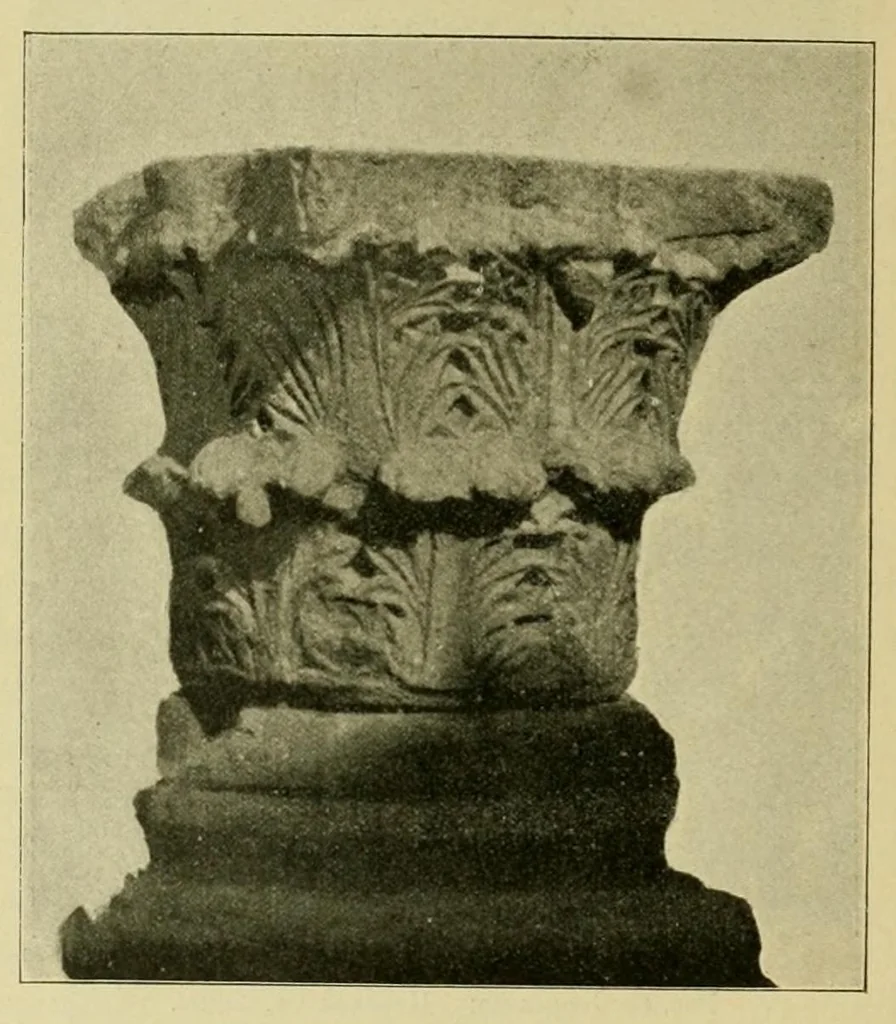 An illustration from Arkheologicheskoe puteshestvie po Sirii i Palestinie N.P. Kondakova, 1904, leaf 278