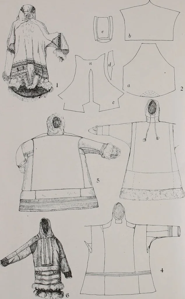 An illustration from Arktiske skinddragter i Eurasien og Amerika; en etnografisk studie, 1914, leaf 269