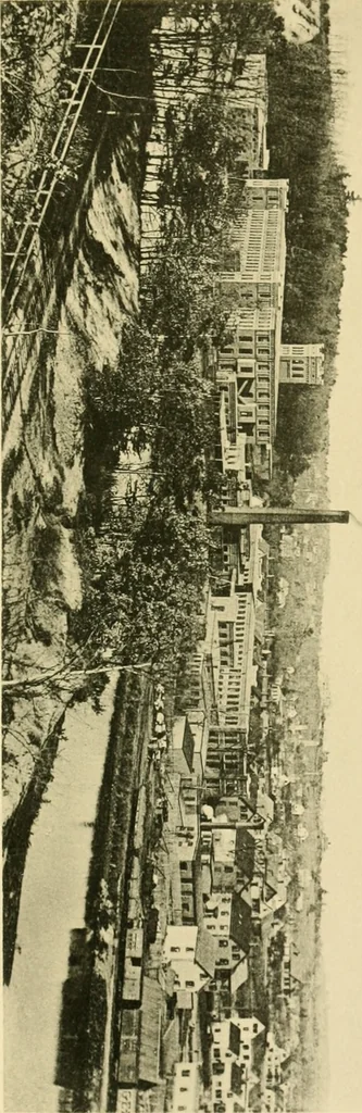 An illustration from The Arlington Mills : a historical and descriptive sketch, with some account of the worsted dress-goods manufacture in the United States, 1891, leaf 140