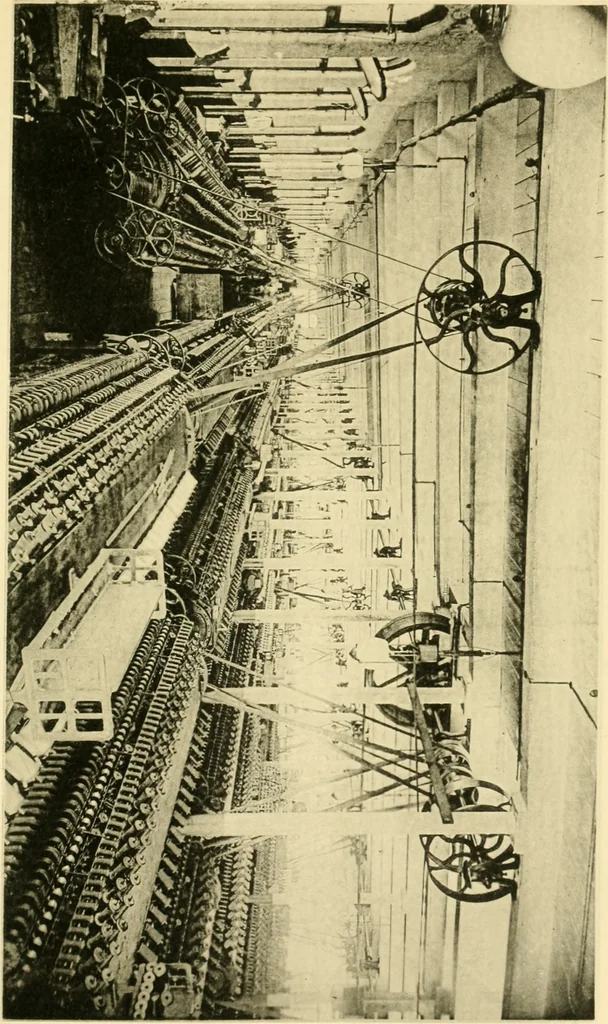 An illustration from The Arlington Mills : a historical and descriptive sketch, with some account of the worsted dress-goods manufacture in the United States, 1891, leaf 74