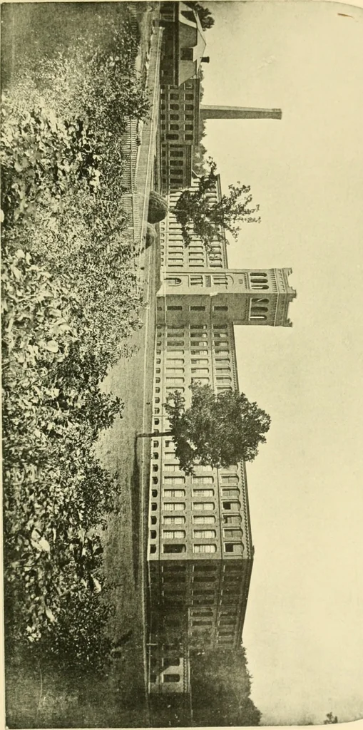 An illustration from The Arlington Mills : a historical and descriptive sketch, with some account of the worsted dress-goods manufacture in the United States, 1891, leaf 88