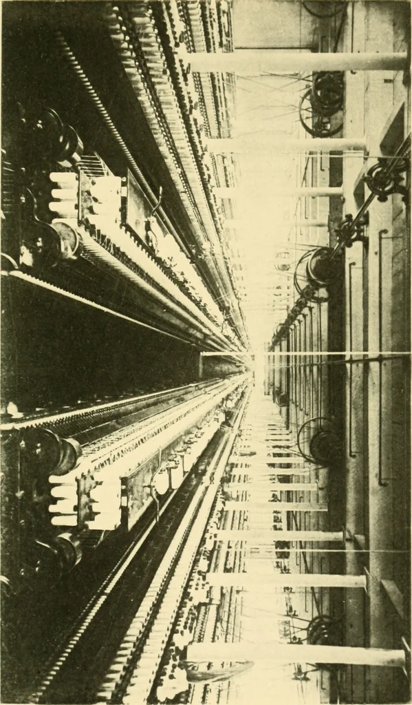 An illustration from The Arlington Mills : a historical and descriptive sketch, with some account of the worsted dress-goods manufacture in the United States, 1891, leaf 96