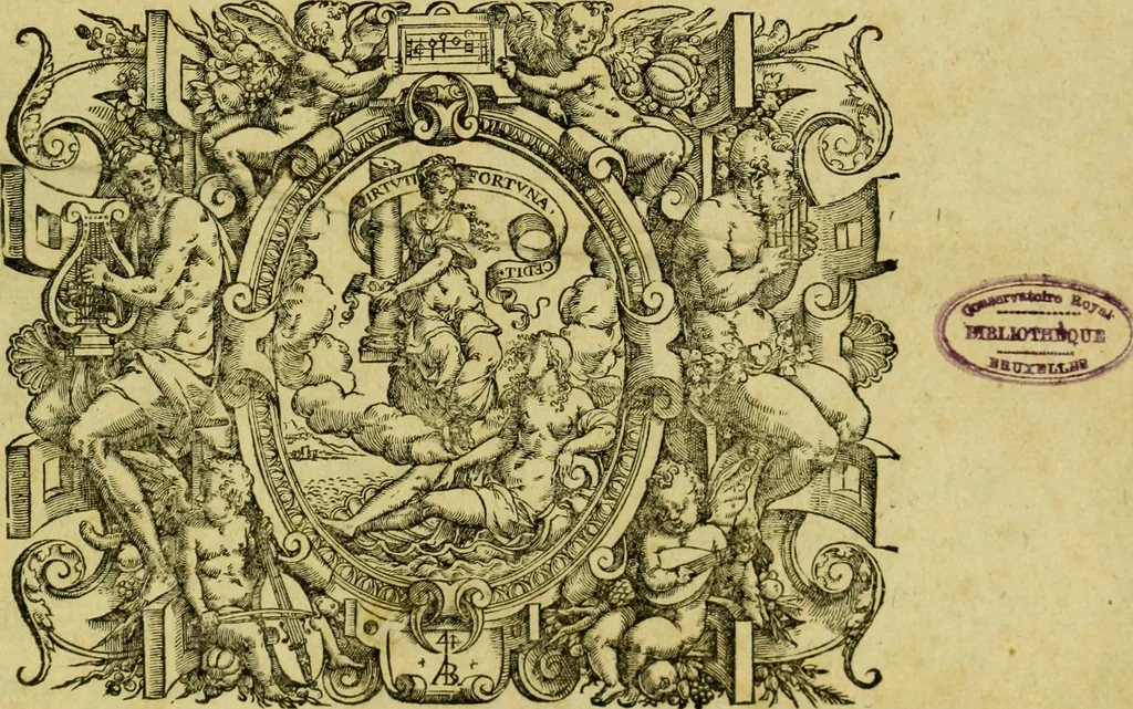 An illustration from Armide, tragedie, 1686, leaf 2