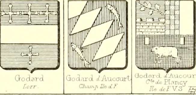An illustration from Armoiries des familles contenues dans l'Armorial général de J.B. Rieststap [sic], 1903, leaf 128