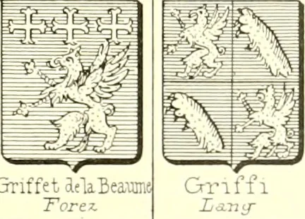 An illustration from Armoiries des familles contenues dans l'Armorial général de J.B. Rieststap [sic], 1903, leaf 198