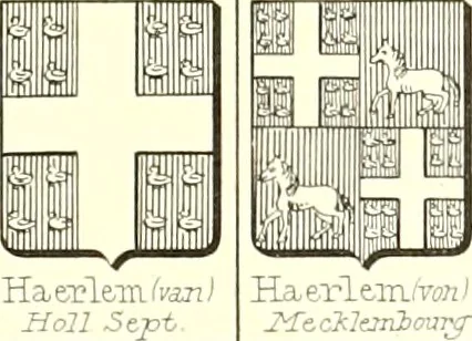 An illustration from Armoiries des familles contenues dans l'Armorial général de J.B. Rieststap [sic], 1903, leaf 272