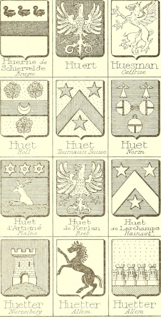 An illustration from Armoiries des familles contenues dans l'Armorial général de J.B. Rieststap [sic], 1903, leaf 486