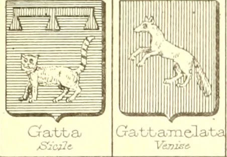 An illustration from Armoiries des familles contenues dans l'Armorial général de J.B. Rieststap [sic], 1903, leaf 50