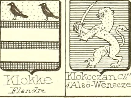 An illustration from Armoiries des familles contenues dans l'Armorial général de J.B. Rieststap [sic], 1903, leaf 666