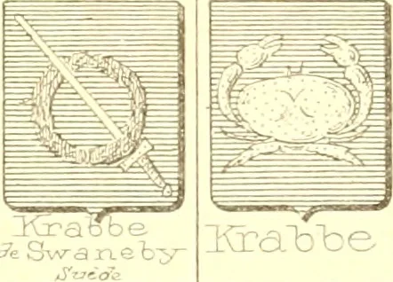 An illustration from Armoiries des familles contenues dans l'Armorial général de J.B. Rieststap [sic], 1903, leaf 704