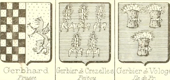 An illustration from Armoiries des familles contenues dans l'Armorial général de J.B. Rieststap [sic], 1903, leaf 80