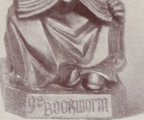An illustration from Armor bronze : artistic and ideal gifts in book ends, door stops, art objects, table and floor lamps, 1900, leaf 12