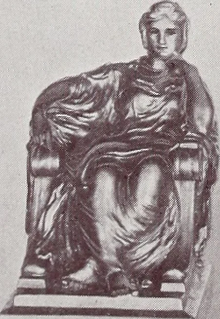 An illustration from Armor bronze : artistic and ideal gifts in book ends, door stops, art objects, table and floor lamps, 1900, leaf 17