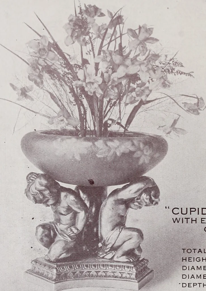 An illustration from Armor bronze : artistic and ideal gifts in book ends, door stops, art objects, table and floor lamps, 1900, leaf 23