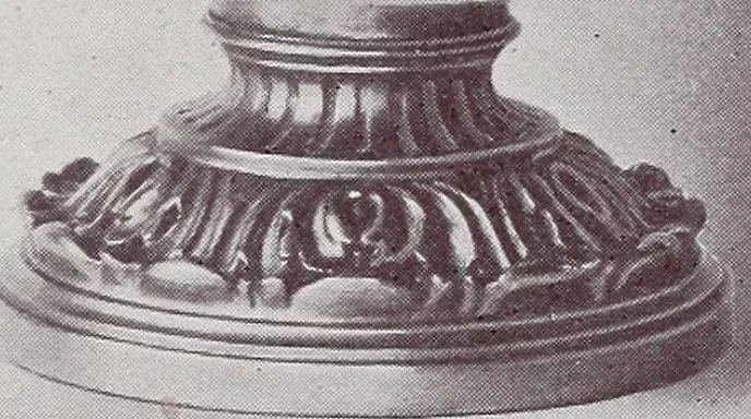 An illustration from Armor bronze : artistic and ideal gifts in book ends, door stops, art objects, table and floor lamps, 1900, leaf 24