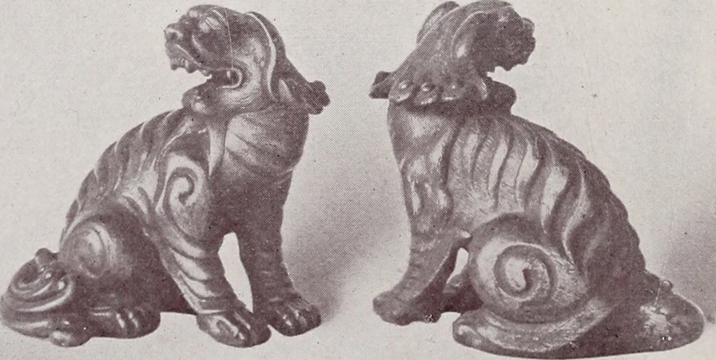 An illustration from Armor bronze : artistic and ideal gifts in book ends, door stops, art objects, table and floor lamps, 1900, leaf 25