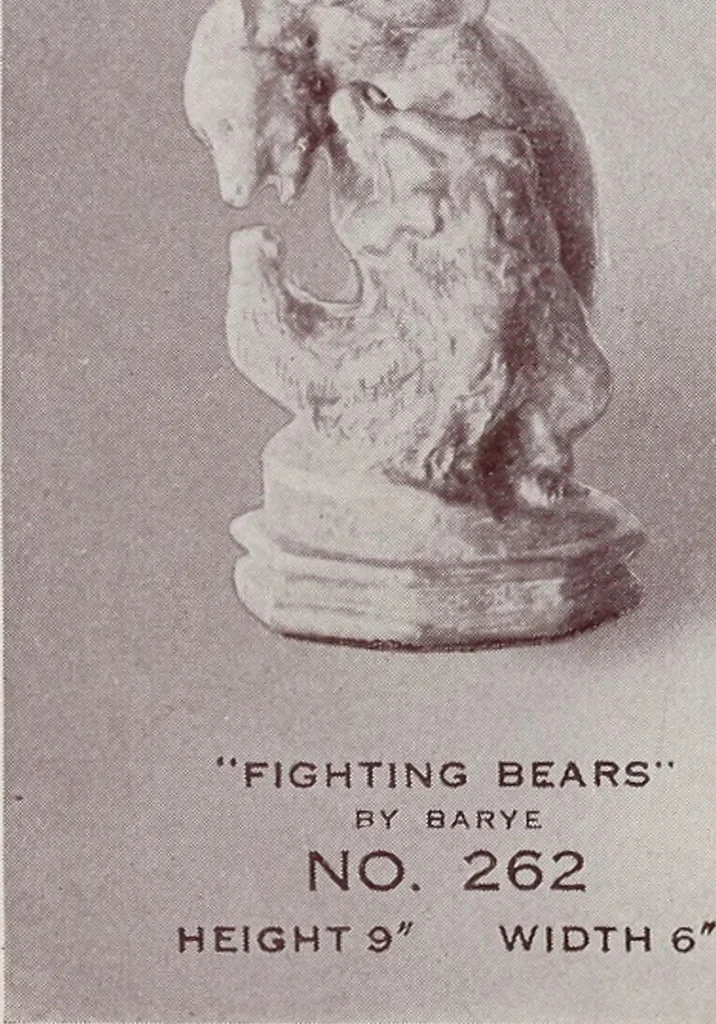 An illustration from Armor bronze : artistic and ideal gifts in book ends, door stops, art objects, table and floor lamps, 1900, leaf 27