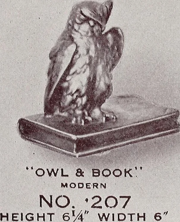 An illustration from Armor bronze : artistic and ideal gifts in book ends, door stops, art objects, table and floor lamps, 1900, leaf 30