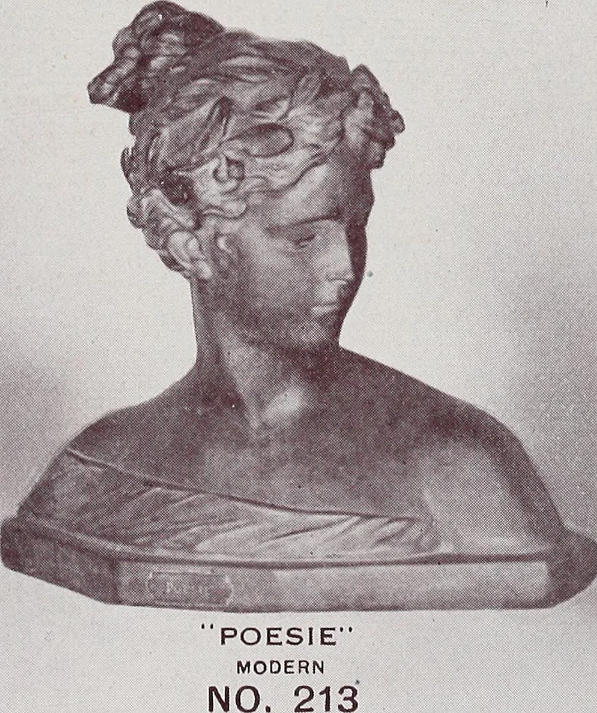An illustration from Armor bronze : artistic and ideal gifts in book ends, door stops, art objects, table and floor lamps, 1900, leaf 32