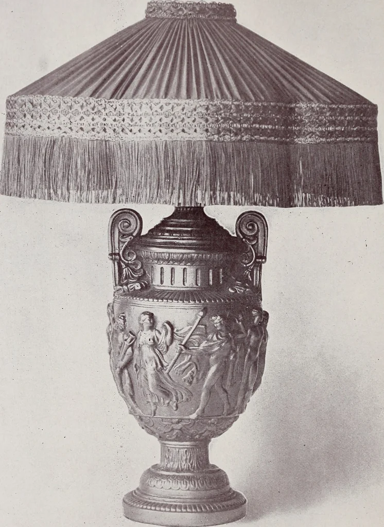 An illustration from Armor bronze : artistic and ideal gifts in book ends, door stops, art objects, table and floor lamps, 1900, leaf 41