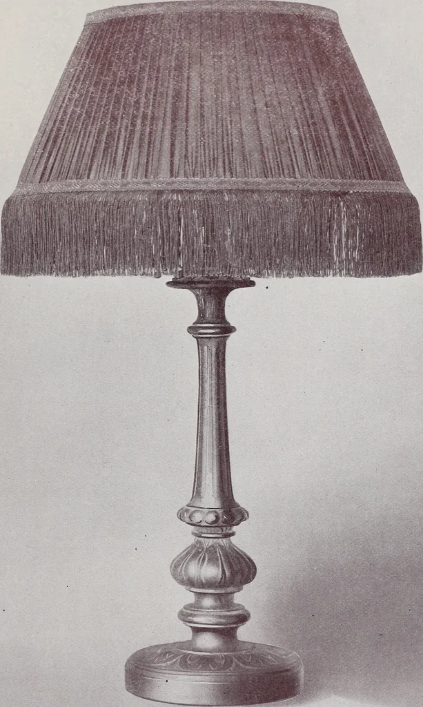 An illustration from Armor bronze : artistic and ideal gifts in book ends, door stops, art objects, table and floor lamps, 1900, leaf 52