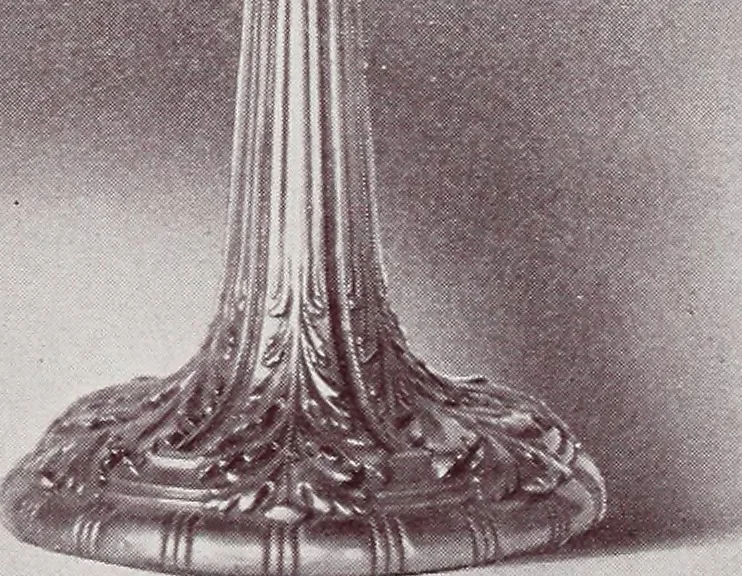 An illustration from Armor bronze : artistic and ideal gifts in book ends, door stops, art objects, table and floor lamps, 1900, leaf 60