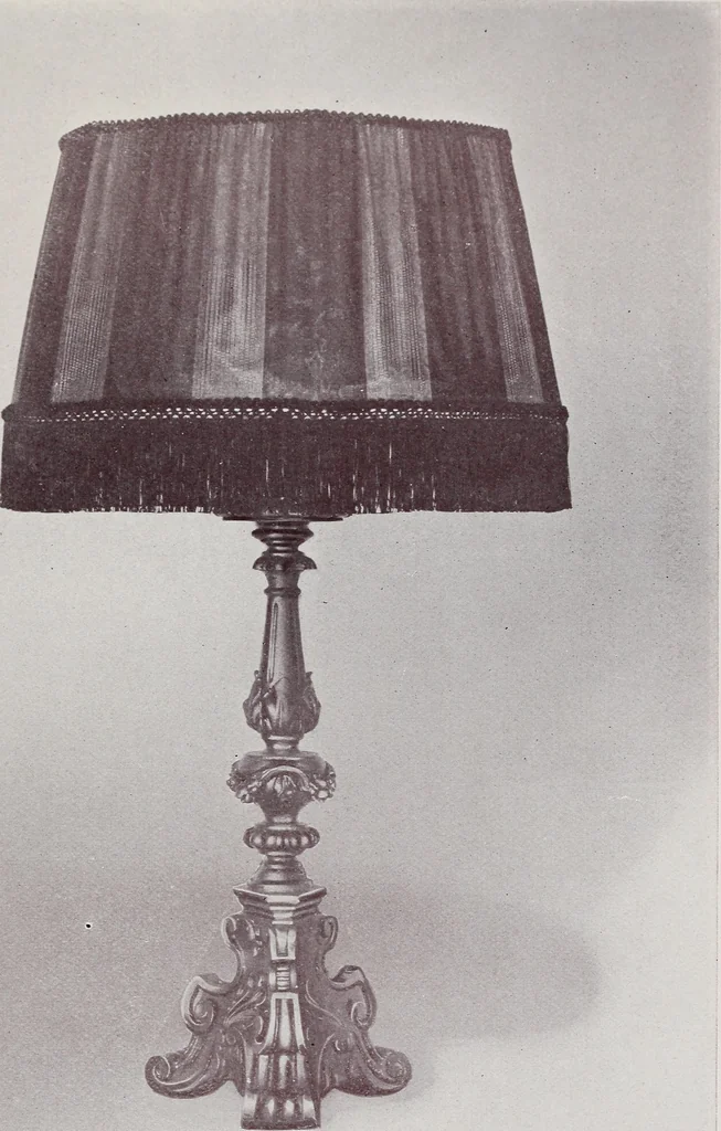 An illustration from Armor bronze : artistic and ideal gifts in book ends, door stops, art objects, table and floor lamps, 1900, leaf 62